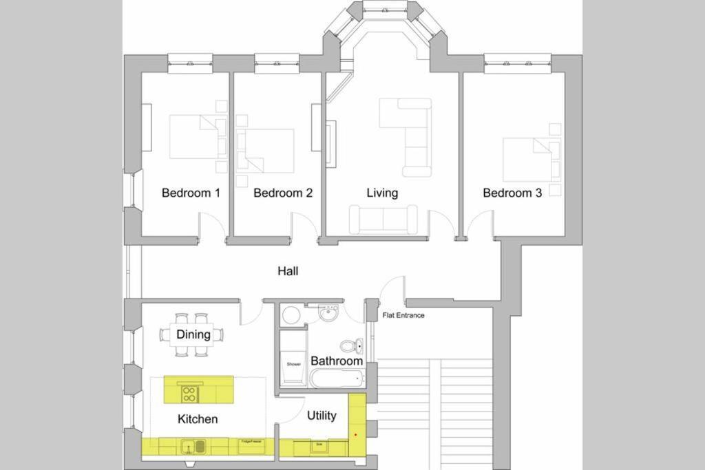 오반 Royal Bank Flat 아파트 외부 사진